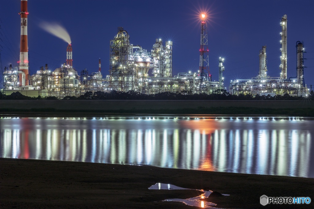 三重県・四日市 工場夜景 1
