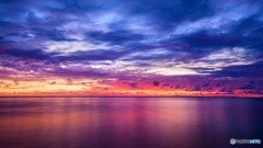 沖縄県・西表島 トゥドゥマリ浜の夕焼け 4