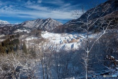 長野県・冬の鬼無里の風景 2