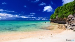 鹿児島県・与論島 ビーチの風景 10