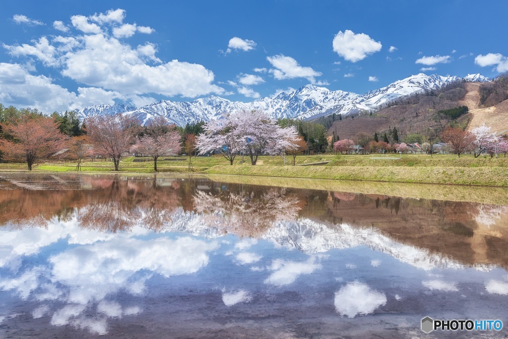 長野県・春の白馬村
