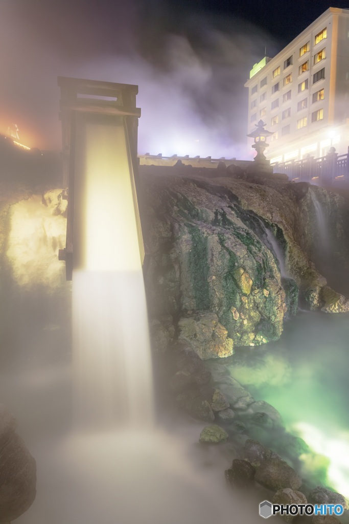 群馬県・草津 湯畑の風景 3