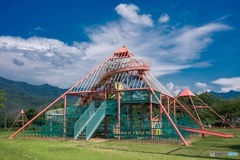長野県・筑北村 やすらぎスポーツ広場の風景