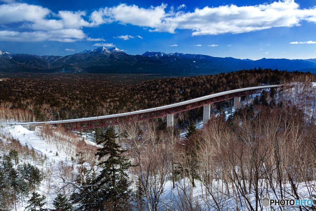 北海道・上士幌町 冬の三国峠