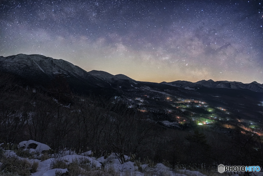 長野県・八子ヶ峰からの天の川