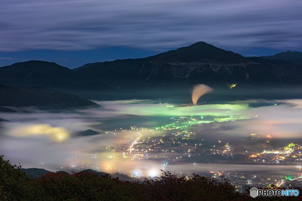 埼玉県・秩父市の雲海夜景 1