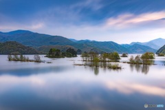福島県・秋元湖リフレクション