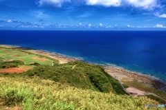 沖縄県・久米島 高台からの風景 1