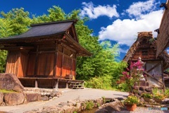 岐阜県・夏の白川郷の風景 7