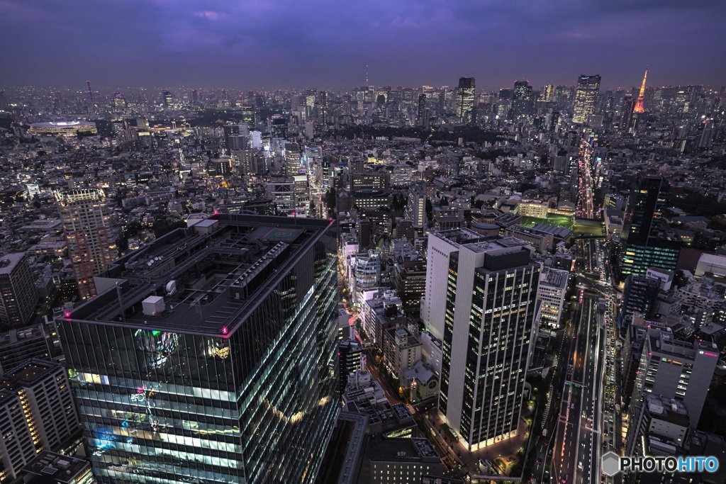 東京都・SHIBUYA SKYからの夕景 4