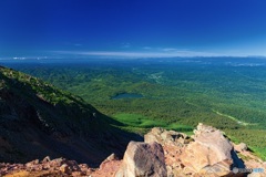 北海道・阿寒国立公園 雌阿寒岳からの風景 1
