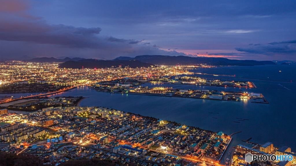 香川県・獅子の霊巌の夕景