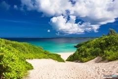沖縄県・宮古島 砂山ビーチの風景 1