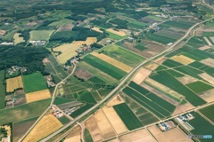 北海道・空から眺める千歳市の風景 1