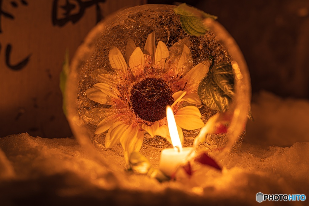 長野県・奈良井宿アイスキャンドル祭り 3