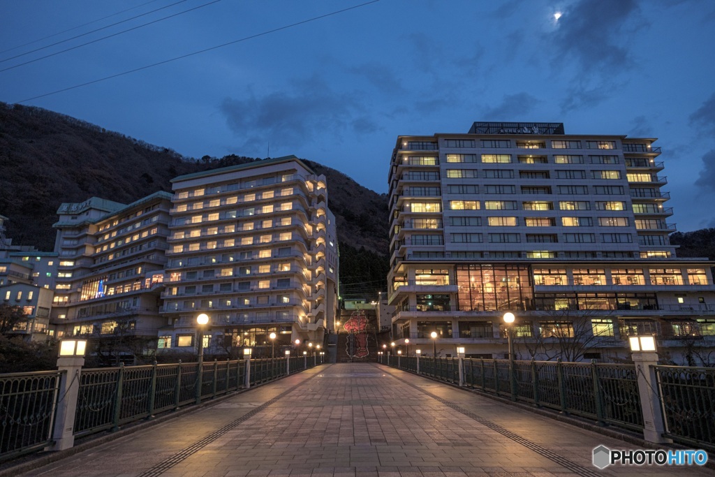 栃木県・鬼怒川温泉の夜景 1