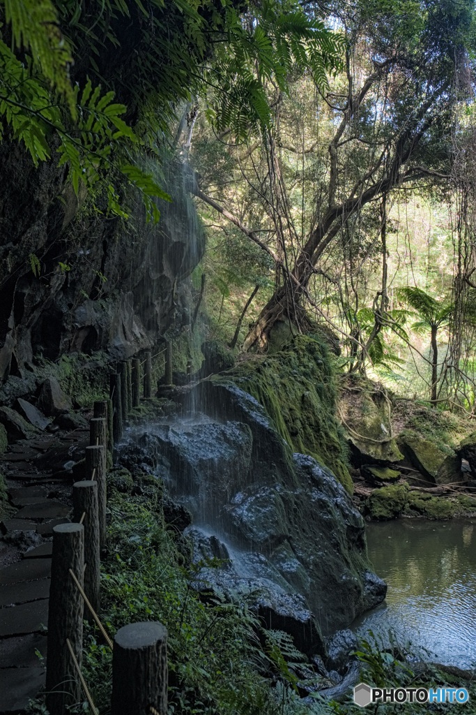 東京都・八丈島 裏見ヶ滝の風景 2