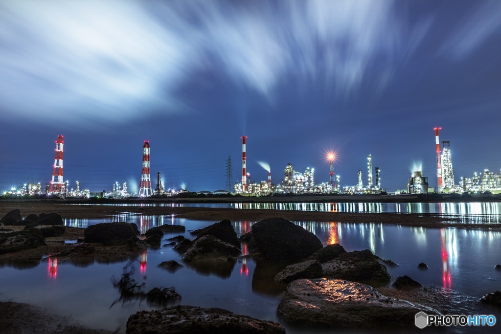 三重県・四日市 工場夜景 2