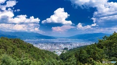 長野県・塩嶺御野立公園からの風景