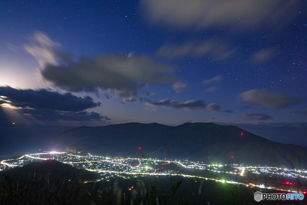 東京都・八丈島の夜景