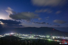 東京都・八丈島の夜景