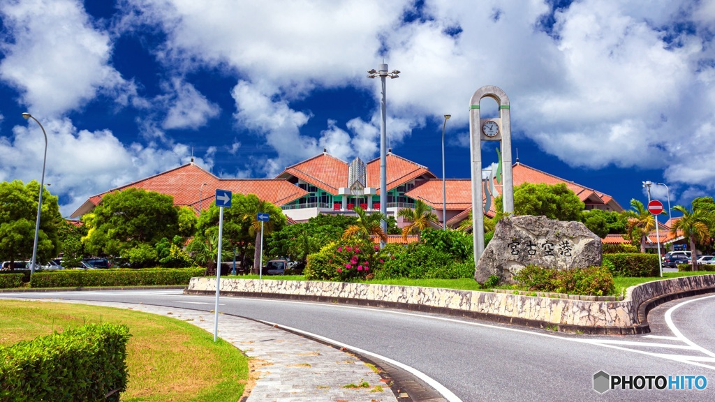 沖縄県・宮古島 宮古空港の風景