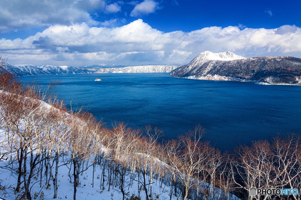 北海道・摩周町 冬の摩周湖 1