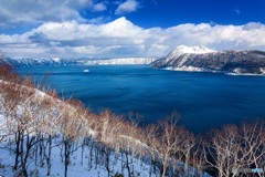 北海道・摩周町 冬の摩周湖 1