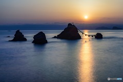三重県・夫婦岩の日の出