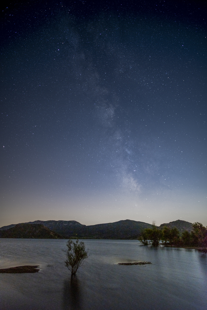 サラグー湖の星空