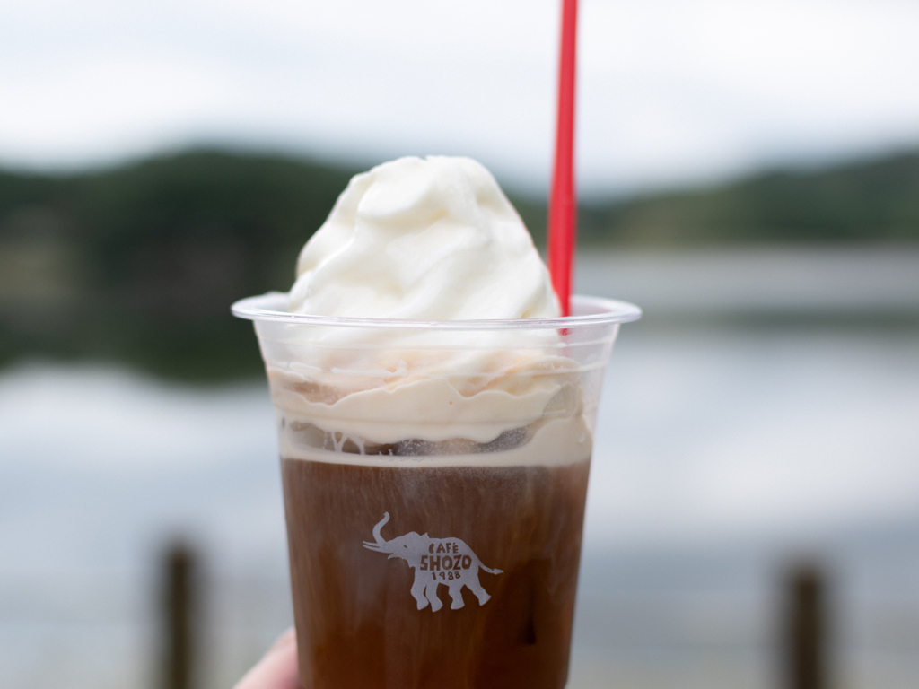 うまっ！て声が出るほどおいしかったコーヒーフロートのソフト部分