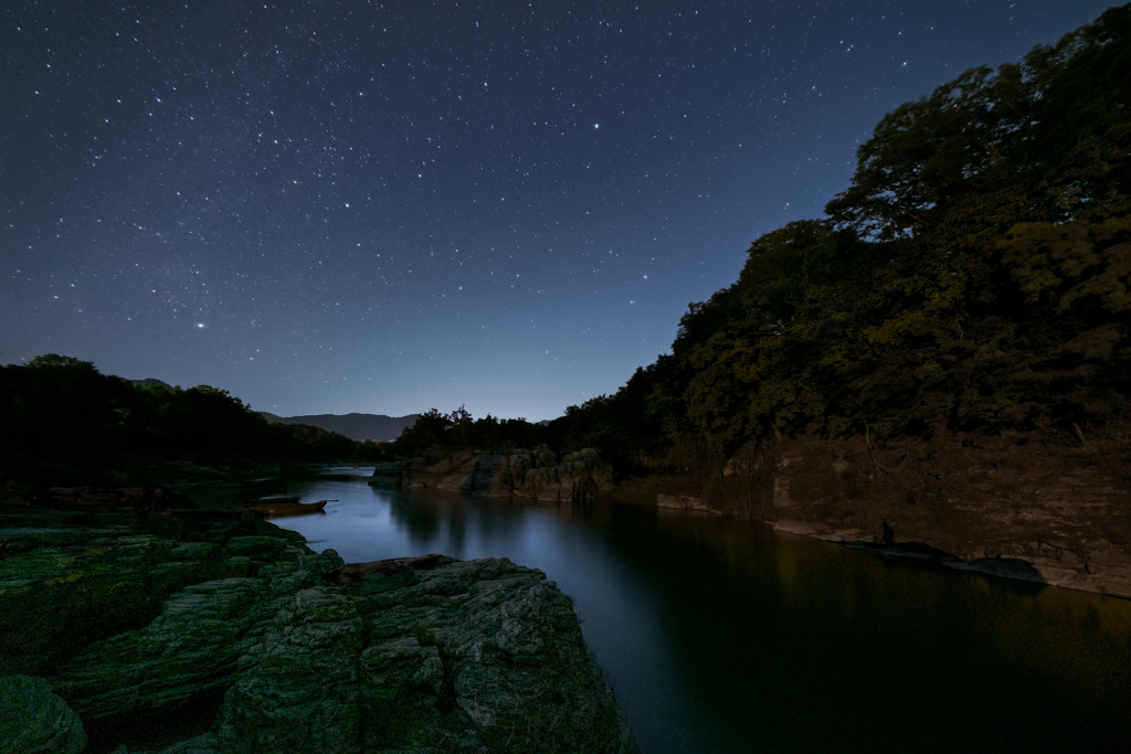 星と長瀞岩畳 - ③