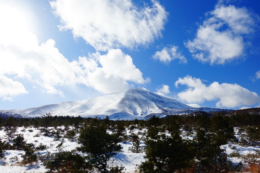 真っ白な浅間山 Ⅱ