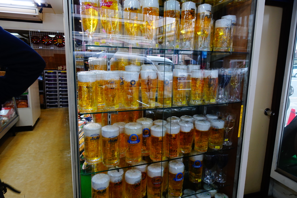 面白息抜きシリーズ　～かっぱ橋のビール売り場～