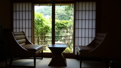 旅館の朝