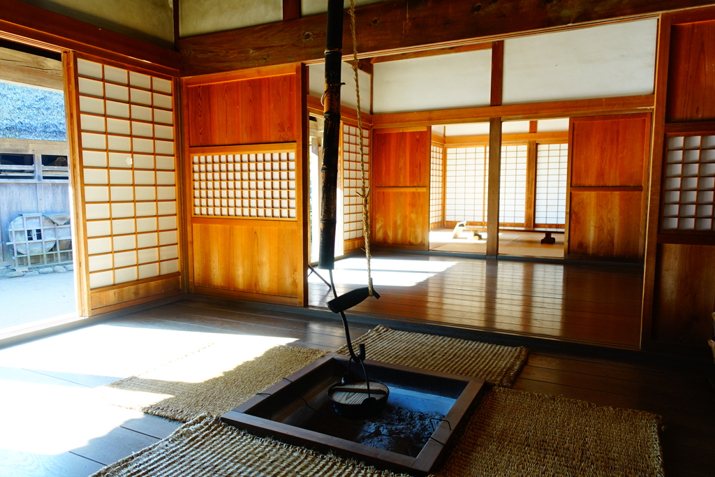 囲炉裏のある風景