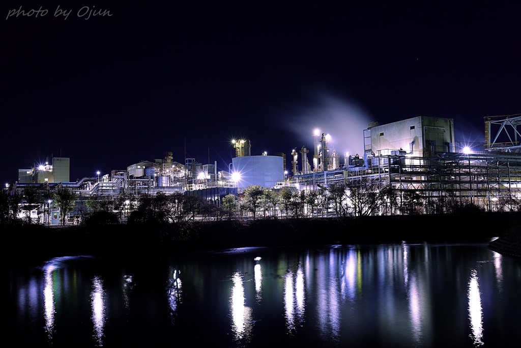 富士の工場夜景