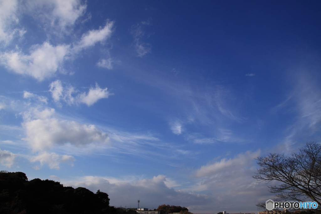 冬晴れの空(^o^)w