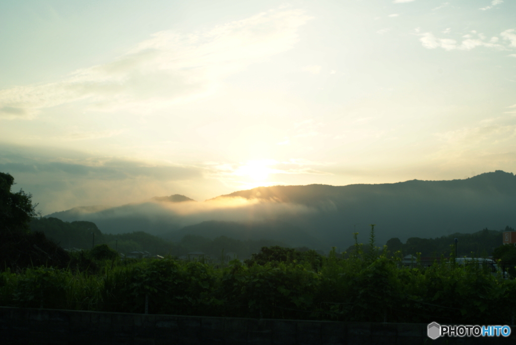 夜明けです(^o^)