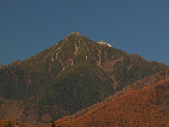 晩秋の常念岳