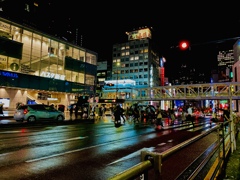 雨の新宿