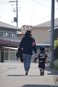 いざ幼稚園へ