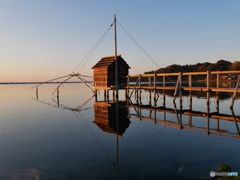 湯梨浜町の東郷湖