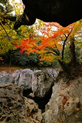 猿飛千壺峡の秋