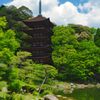 日本三名塔が一つ、瑠璃光寺