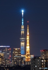 スカイツリー×東京タワー