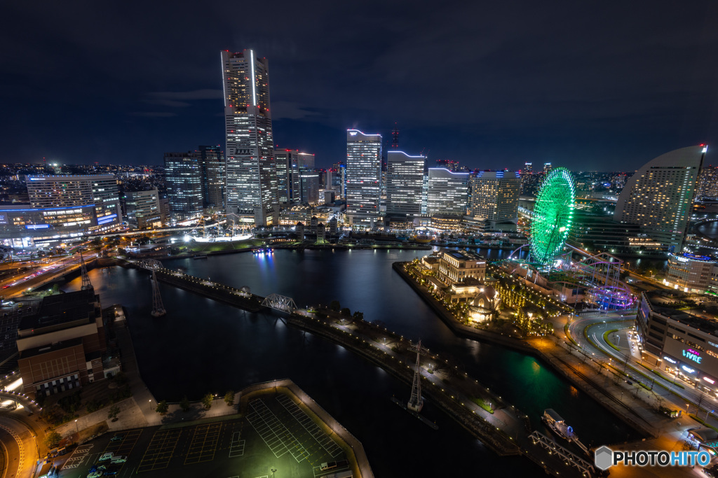 みなとみらいの夜景