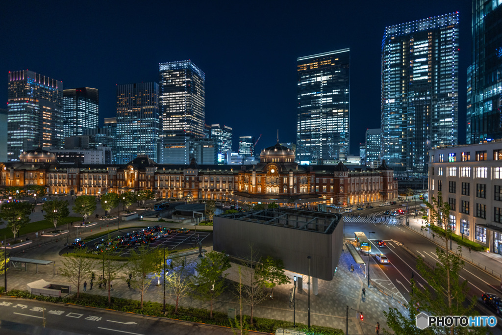 東京駅の夜景