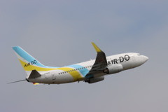 仙台空港よりAIRDO テイクオフ✈️