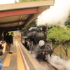 川根温泉笹間渡駅を出発進行！